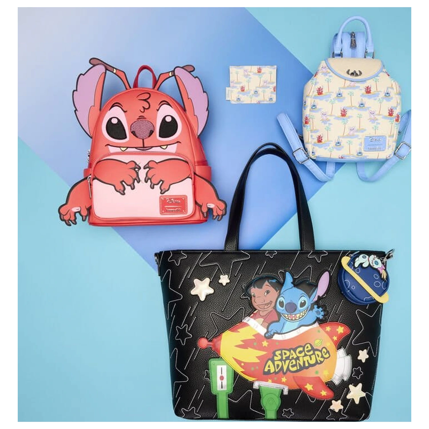 Lilo & Stitch by Loungefly Canvas Tote Bag Space Adventure product photo