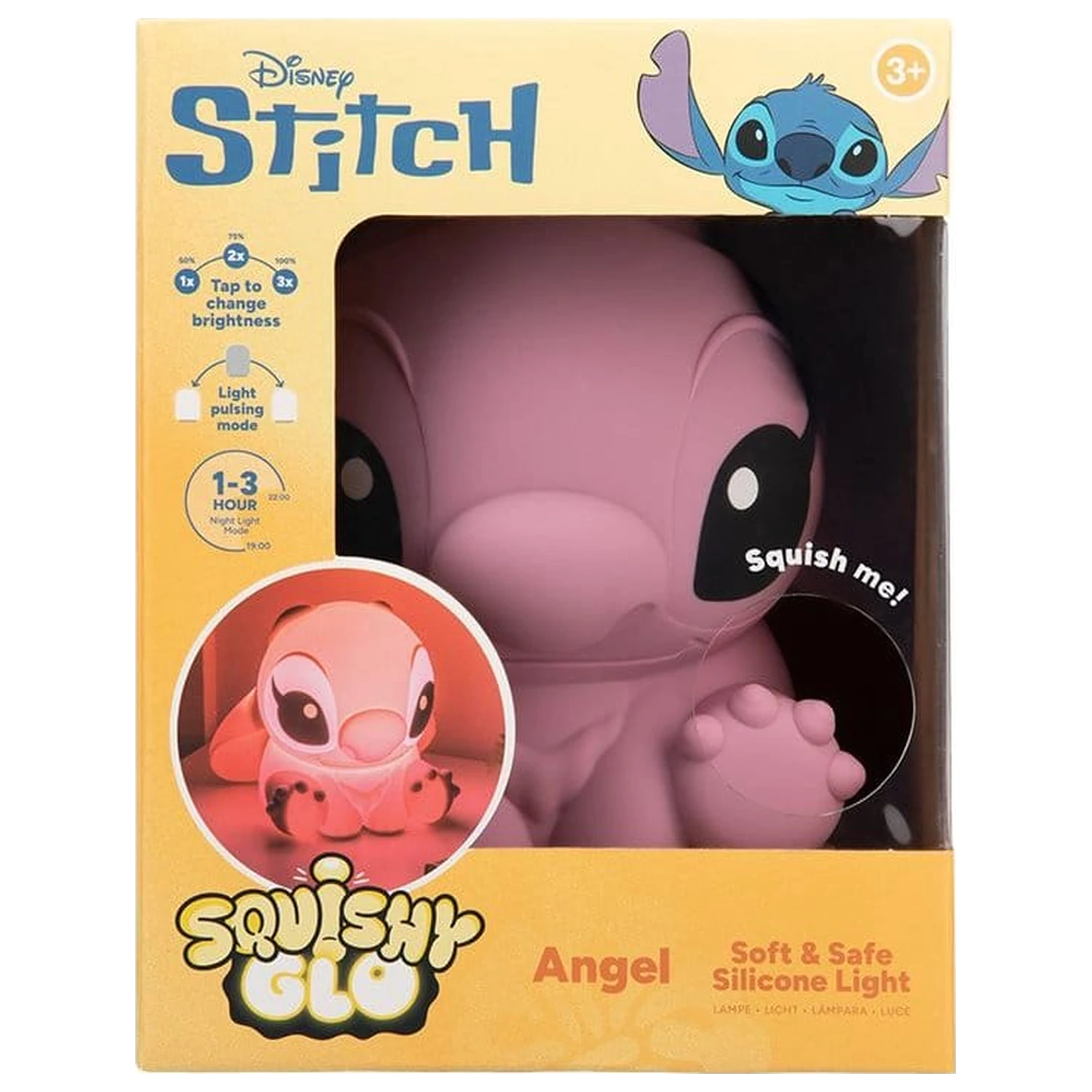 Lilo & Stitch SquishyGlo Silicon Light Angel Rechargeable product photo