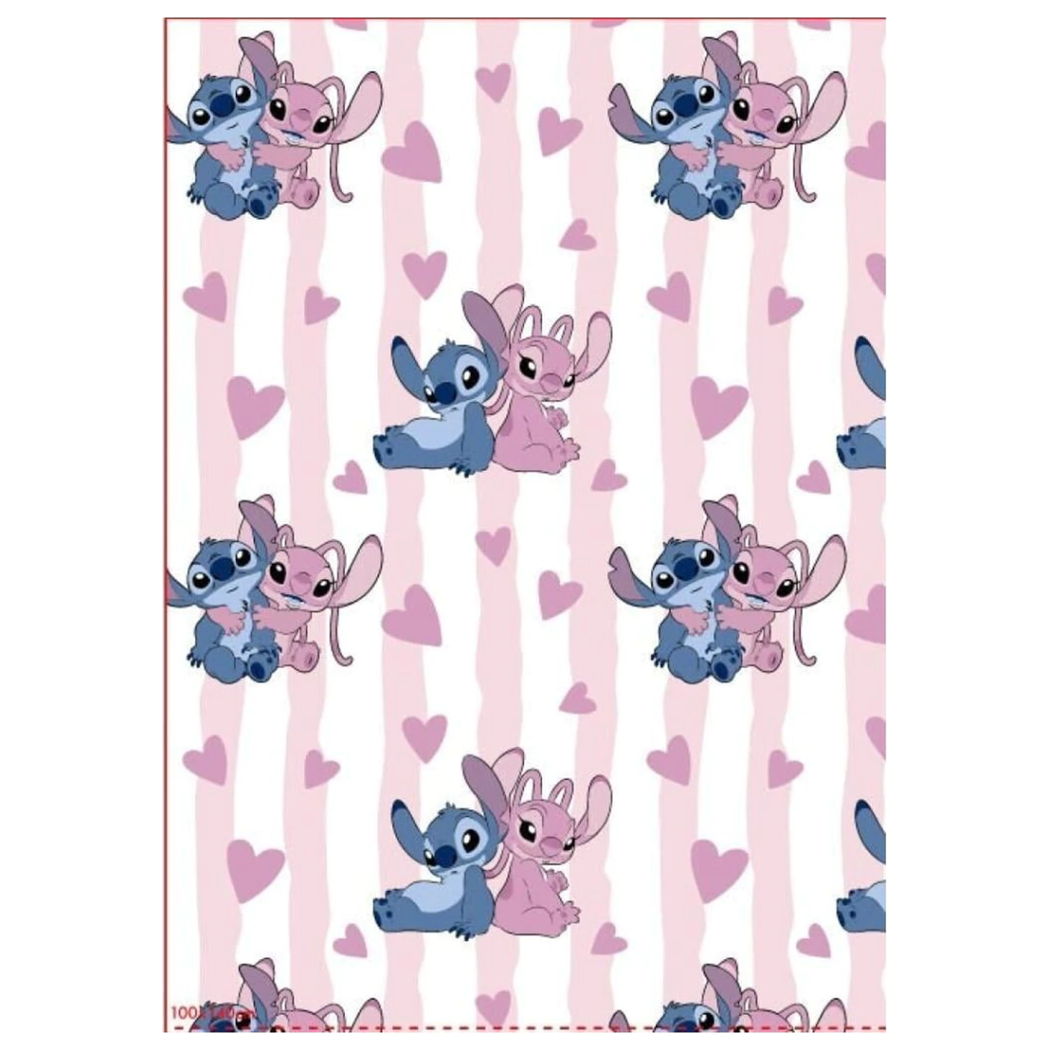 Lilo & Stitch Stitch & Angel Flanel Blanket product photo