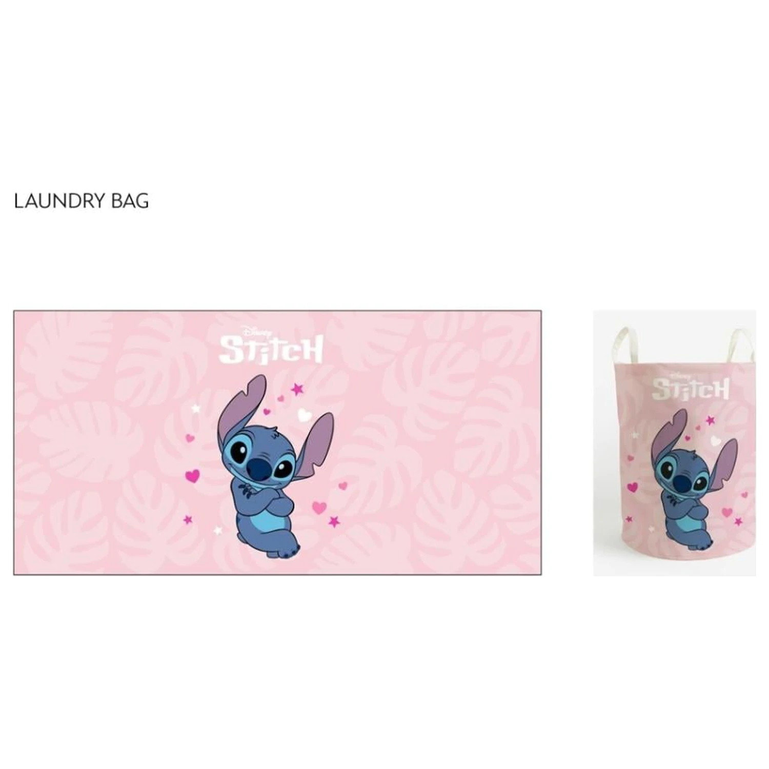Lilo & Stitch Stitch "Heart" Laundry Bag 50x32cm product photo