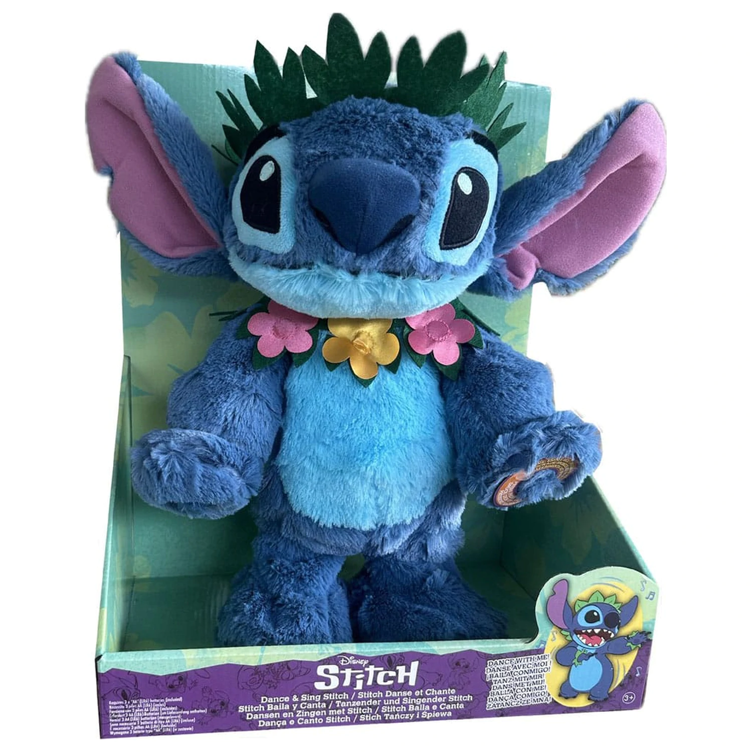 Lilo & Stitch Plush Figure with Dance and Sing Feature Stitch 38 cm product photo