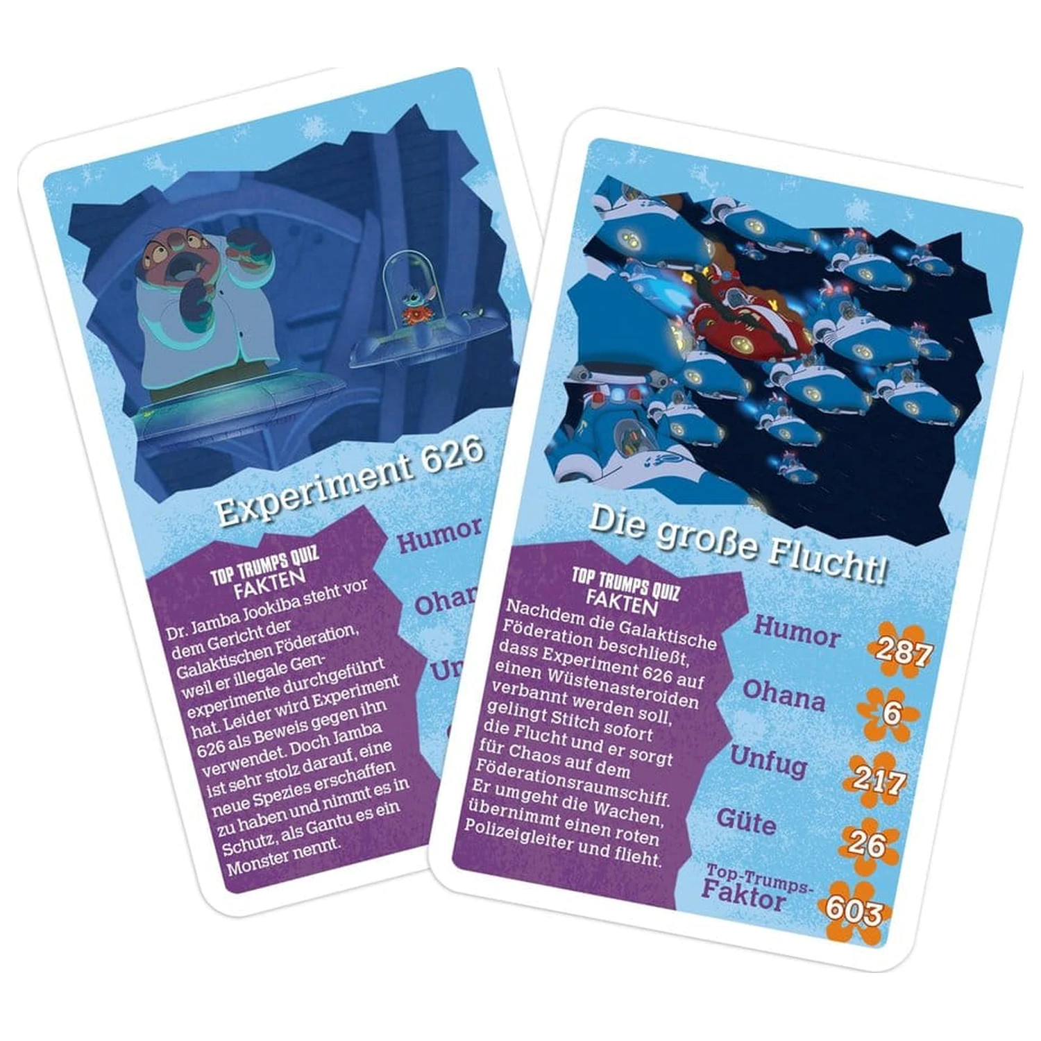 Lilo & Stitch Card Game Top Trumps *German Version* product photo