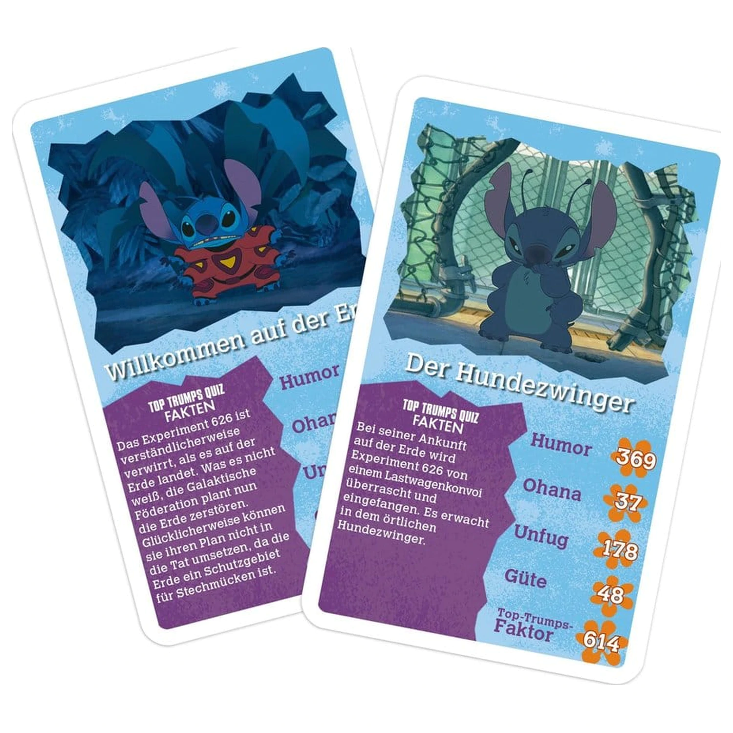 Lilo & Stitch Card Game Top Trumps *German Version* product photo