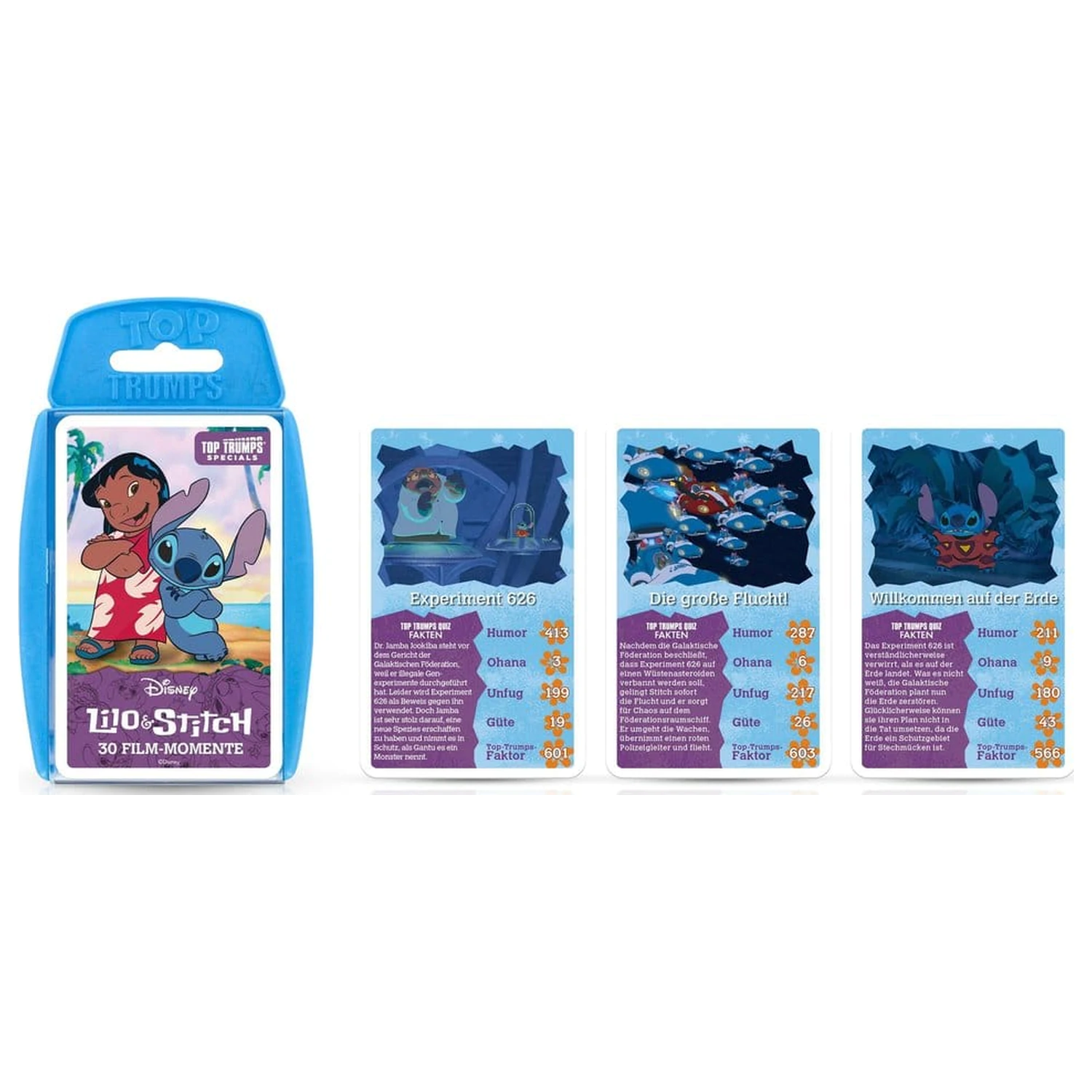 Lilo & Stitch Card Game Top Trumps *German Version* product photo
