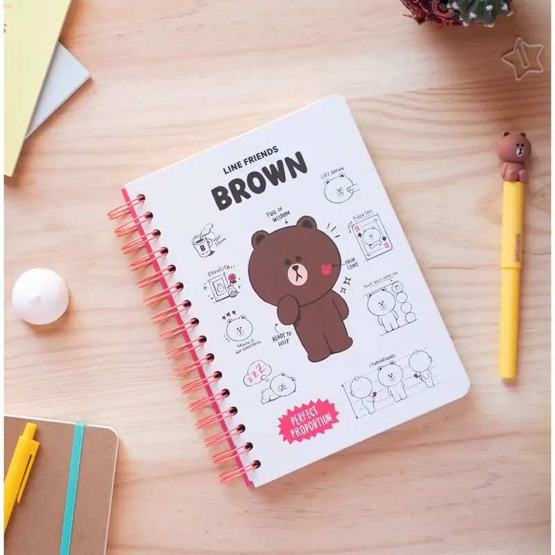 Line Friends A5 notebook termékfotó