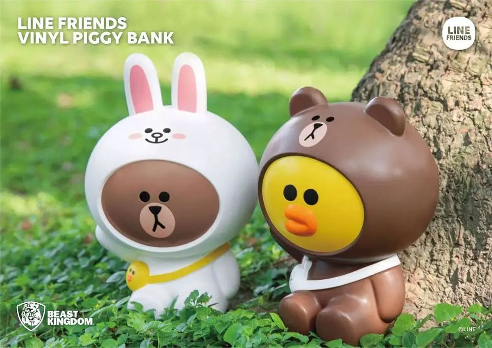 Line Friends Series Vinyl Piggy Bank Cony Costume Brown 40 cm product photo