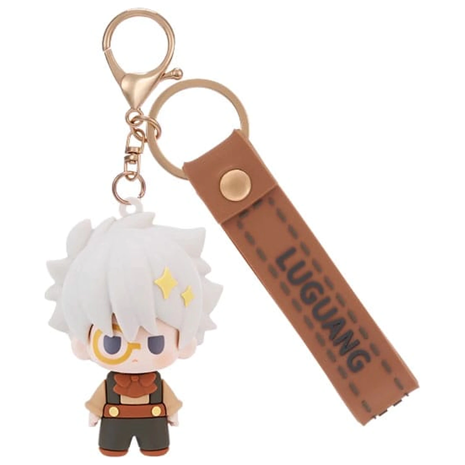Link Click Rubber Keychain Lu Guang 6 cm  product photo