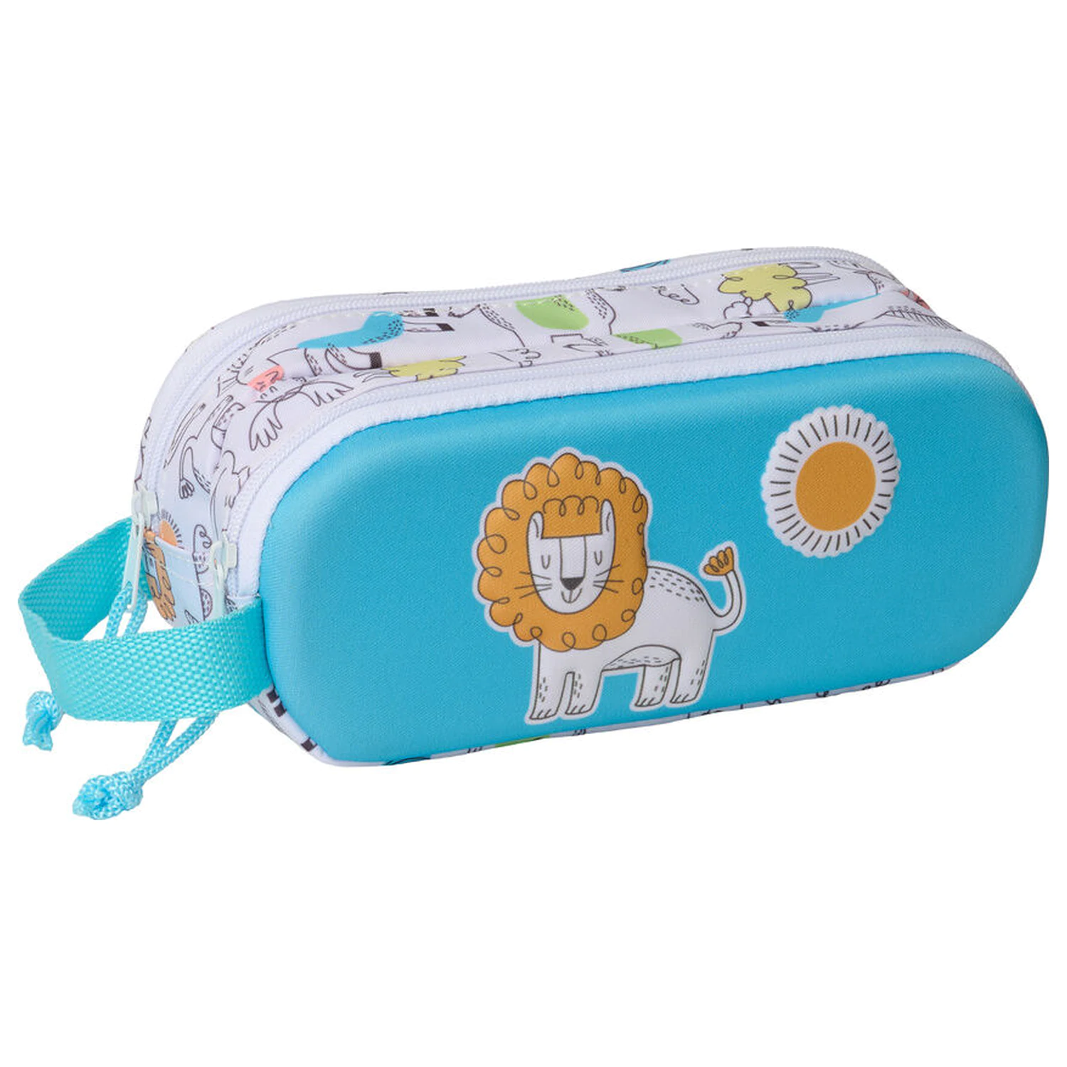 Lion 3D double pencil case product photo