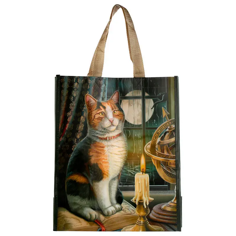 Lisa Parker Adventurous Cat shopping bag product photo