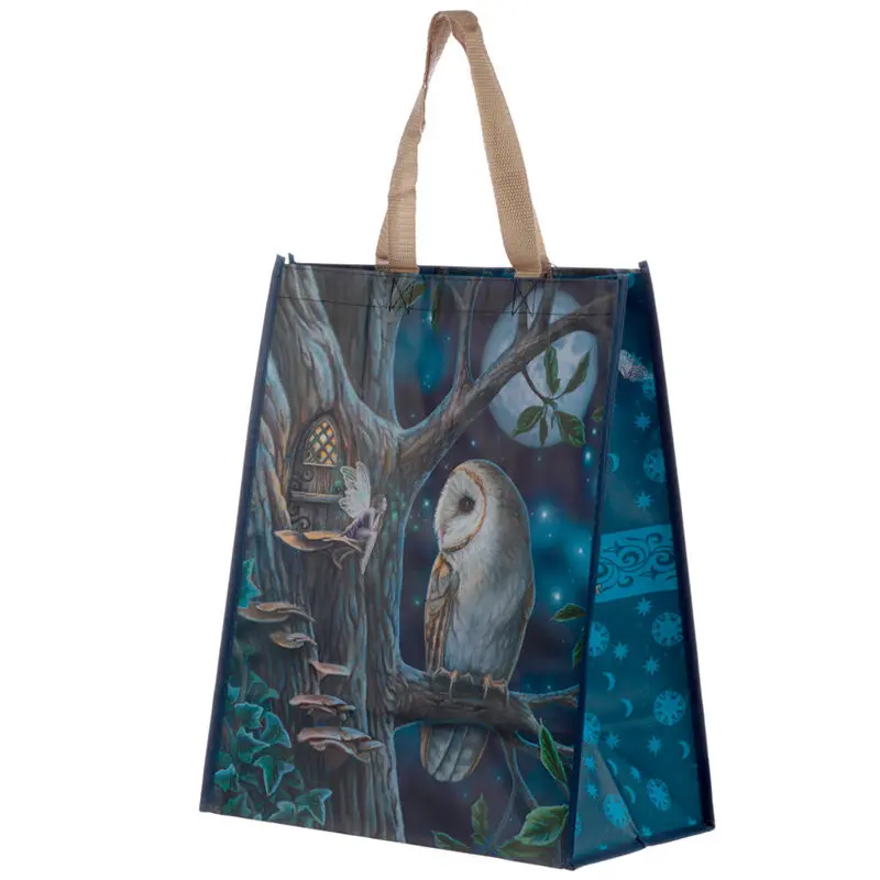 Lisa Parker Owl and Fairy shopping bag product photo