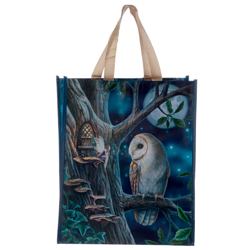 Lisa Parker Owl and Fairy shopping bag product photo