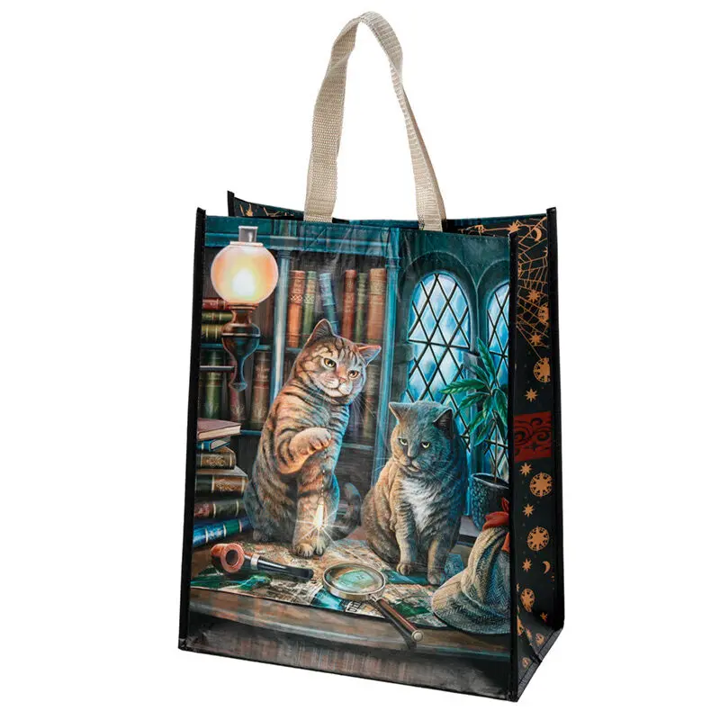 Lisa Parker Purrrlock Holmes Cat shopping bag product photo