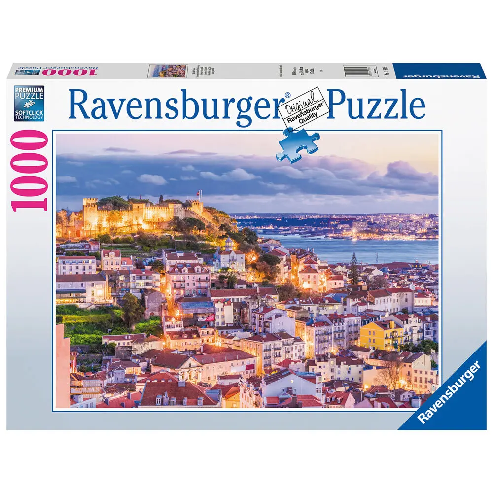 Lisbon and its castle puzzle 1000pcs product photo