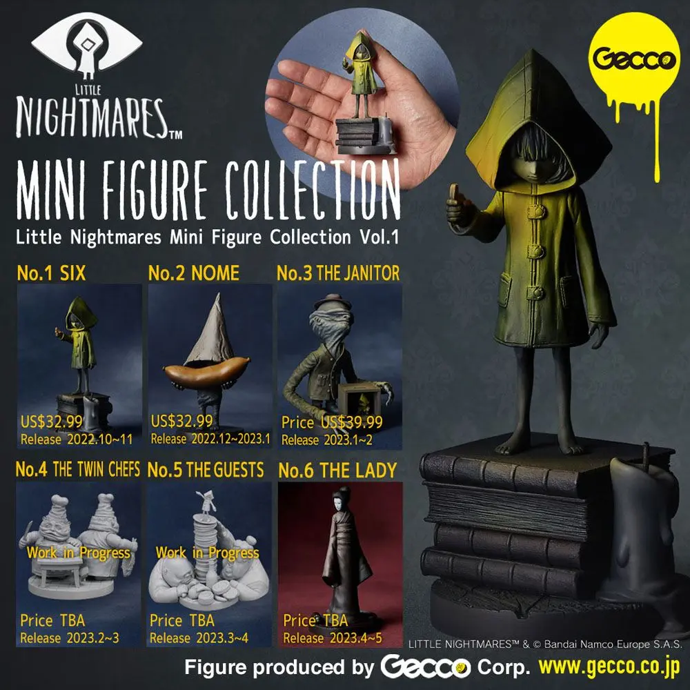 Little Nightmares Mini Figure Collection PVC Statue The Janitor 10 cm product photo