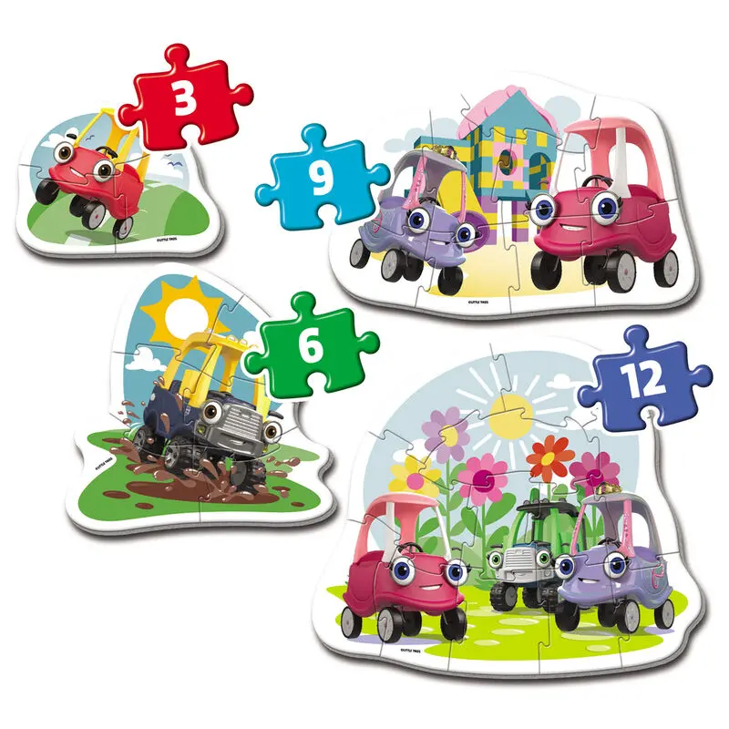 Little Tikes puzzle 3+6+9+12pcs product photo