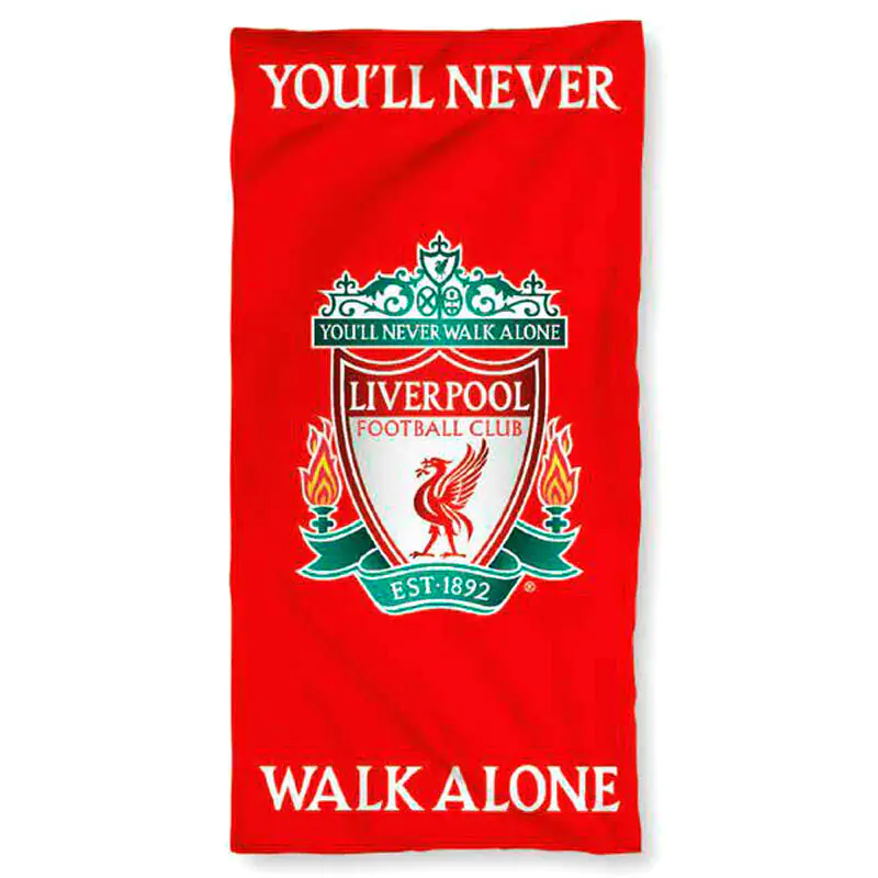 Liverpool microfibre beach towel product photo
