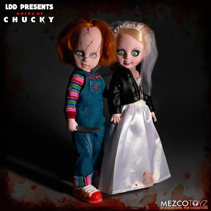 Living Dead Dolls Chucky and Tifanny pack 2 figures 25cm product photo