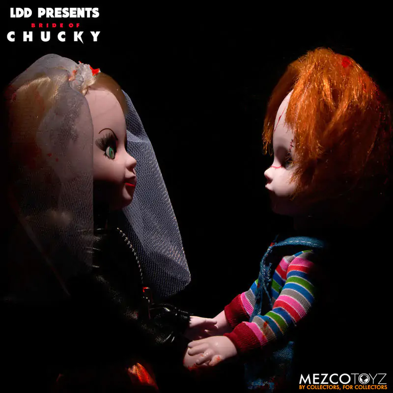 Living Dead Dolls Chucky and Tifanny pack 2 figures 25cm product photo