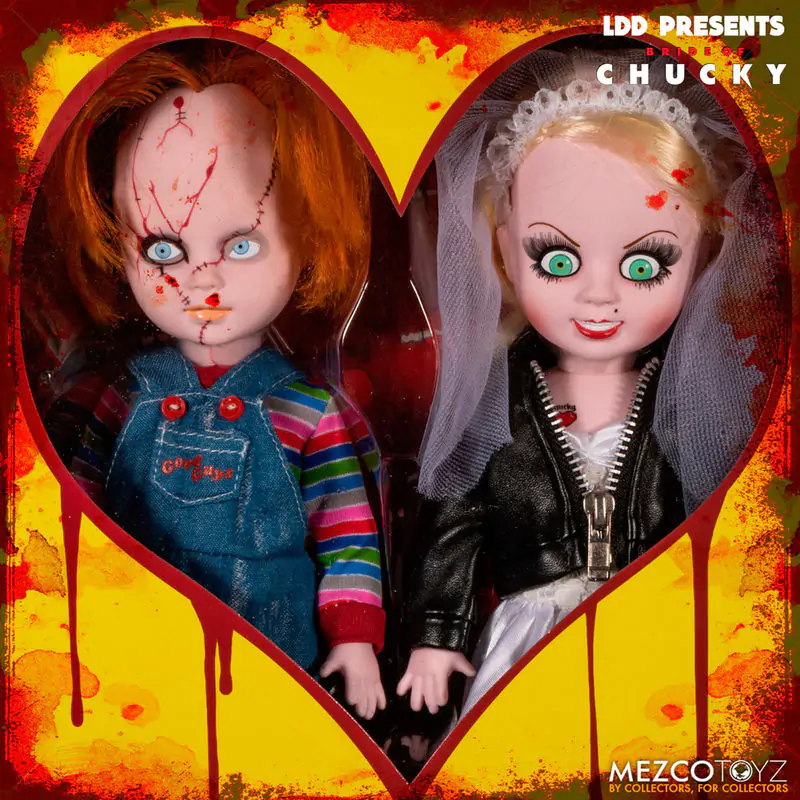 Living Dead Dolls Chucky and Tifanny pack 2 figures 25cm product photo