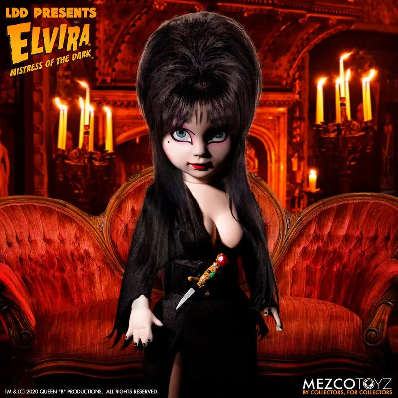 Elvira Mistress of the Dark Living Dead Dolls Doll Elvira 25 cm product photo
