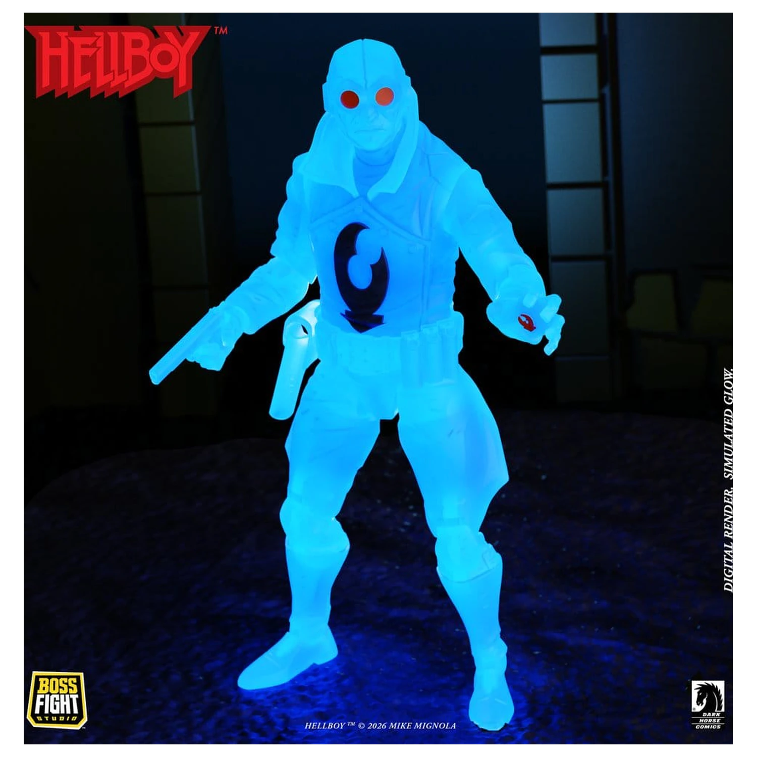 Lobster Johnson 1/12 Action Figure The Ghost of Lobster Johnson (Limited Edition) 17 cm product photo