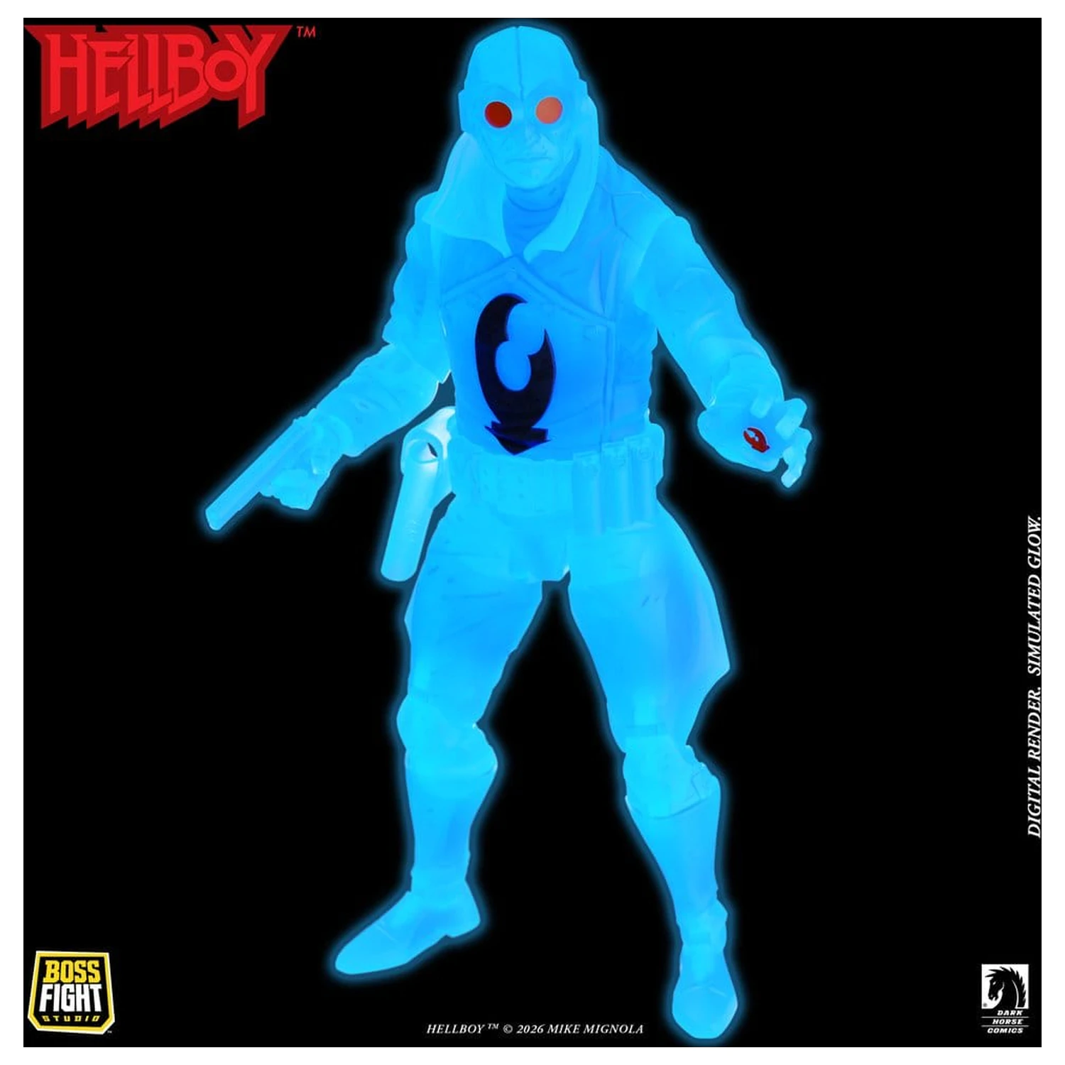 Lobster Johnson 1/12 Action Figure The Ghost of Lobster Johnson (Limited Edition) 17 cm product photo