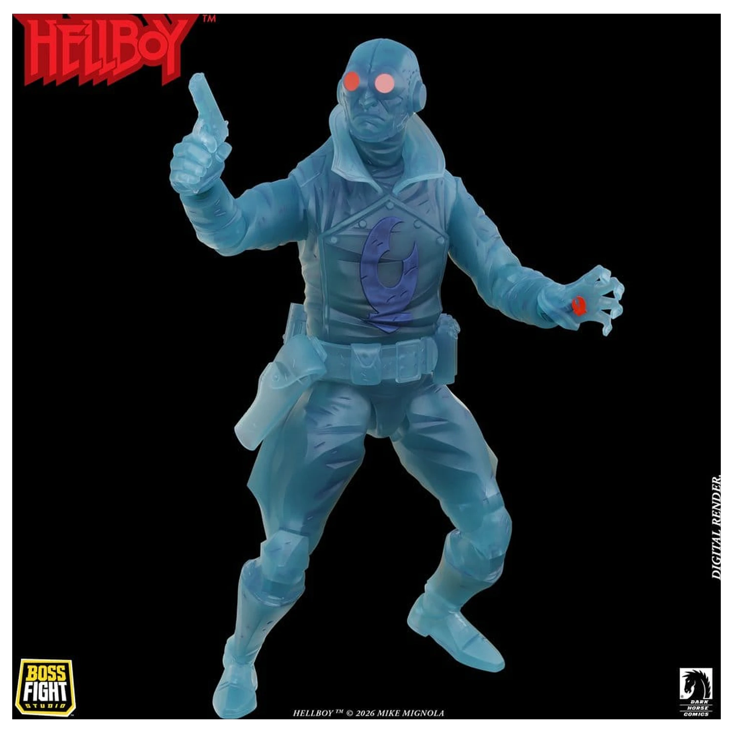 Lobster Johnson 1/12 Action Figure The Ghost of Lobster Johnson (Limited Edition) 17 cm product photo