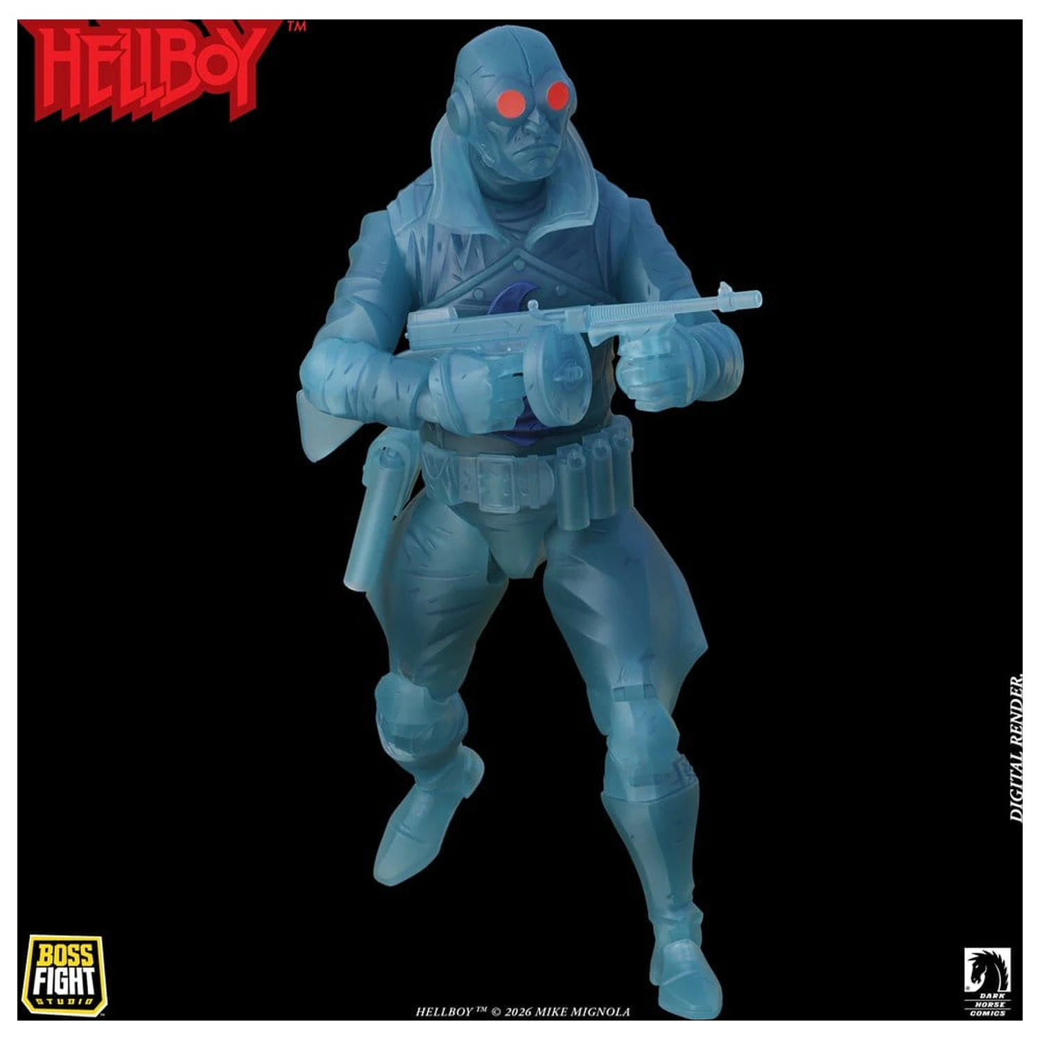 Lobster Johnson 1/12 Action Figure The Ghost of Lobster Johnson (Limited Edition) 17 cm product photo