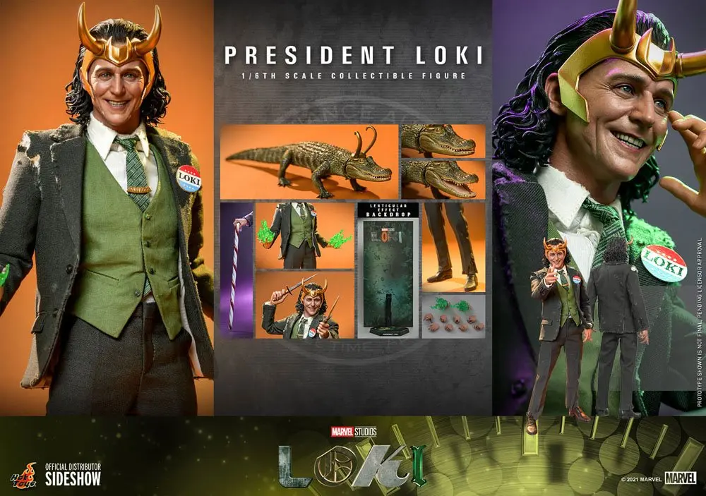 Loki Action Figure 1/6 President Loki 31 cm termékfotó