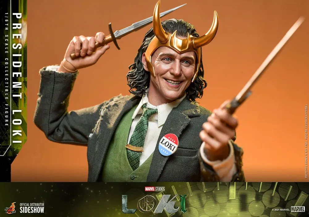 Loki Action Figure 1/6 President Loki 31 cm termékfotó