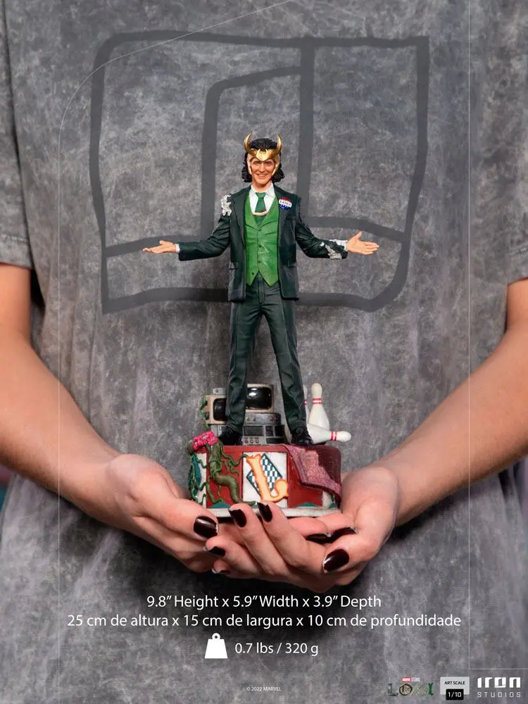 Loki Art Scale Statue 1/10 Loki President Variant 25 cm product photo