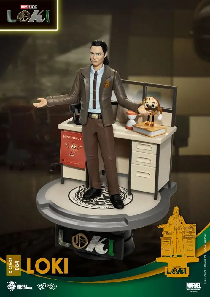 Loki D-Stage PVC Diorama Loki Closed Box Version 16 cm product photo