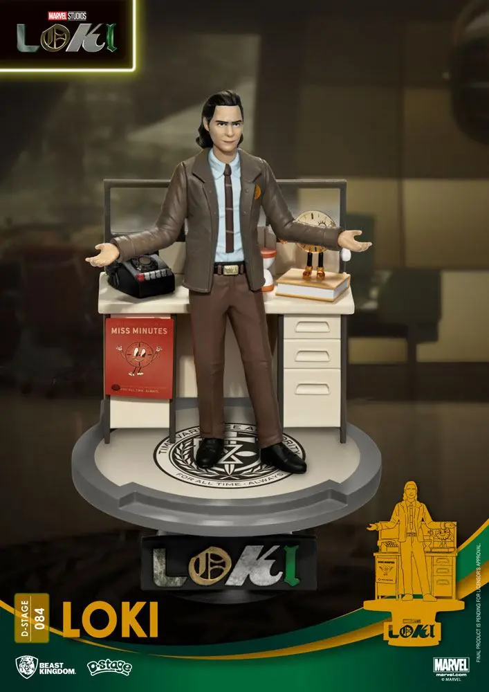 Loki D-Stage PVC Diorama Loki Closed Box Version 16 cm product photo