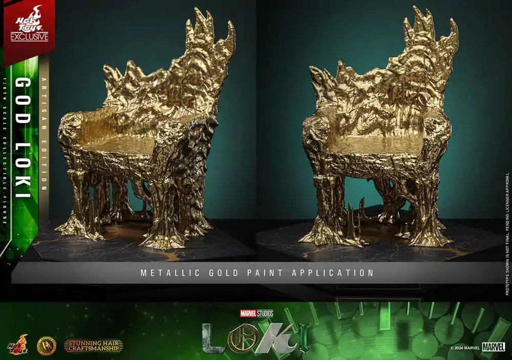 Loki DX Action Figure 1/6 God Loki Artisan Edition Hot Toys Exclusive 31 cm product photo