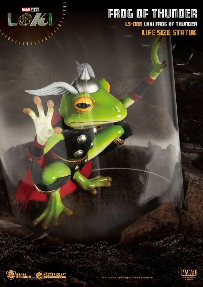 Loki Life-Size Statue Frog of Thunder 26 cm termékfotó