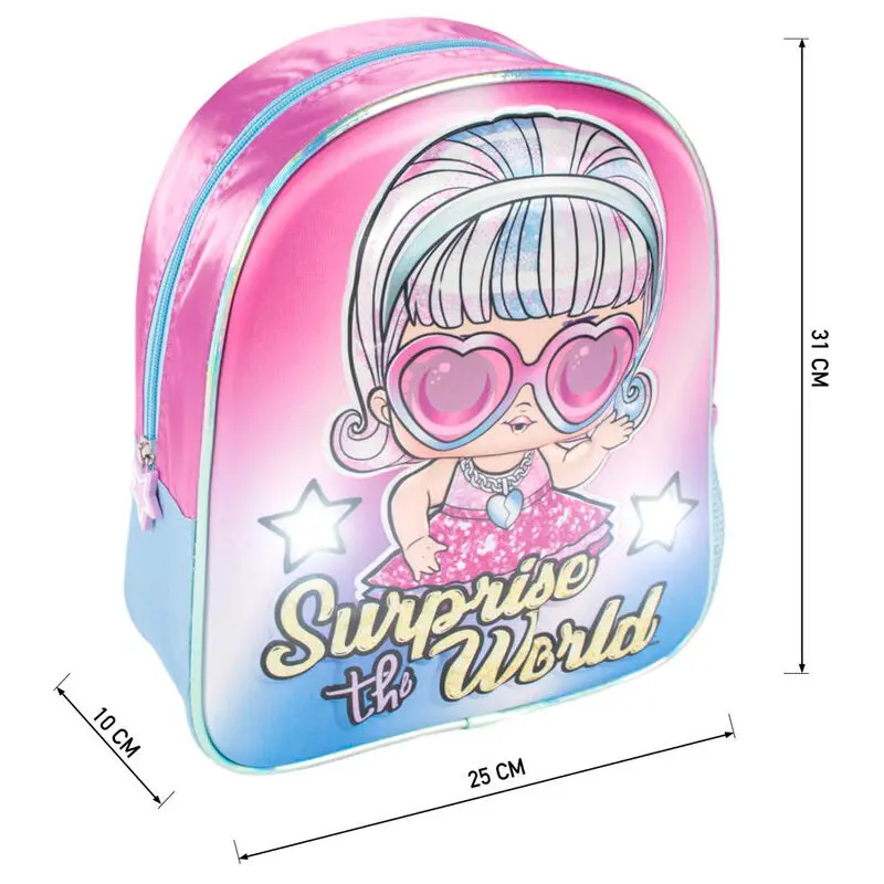 LOL Surprise 3D backpack with lights 31cm product photo