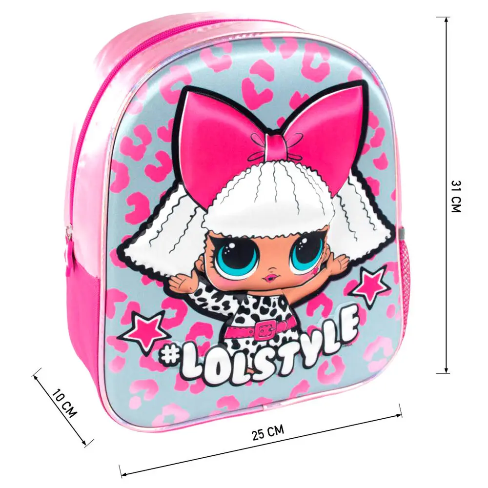 LOL Surprise 3D backpack with accessories 31cm product photo