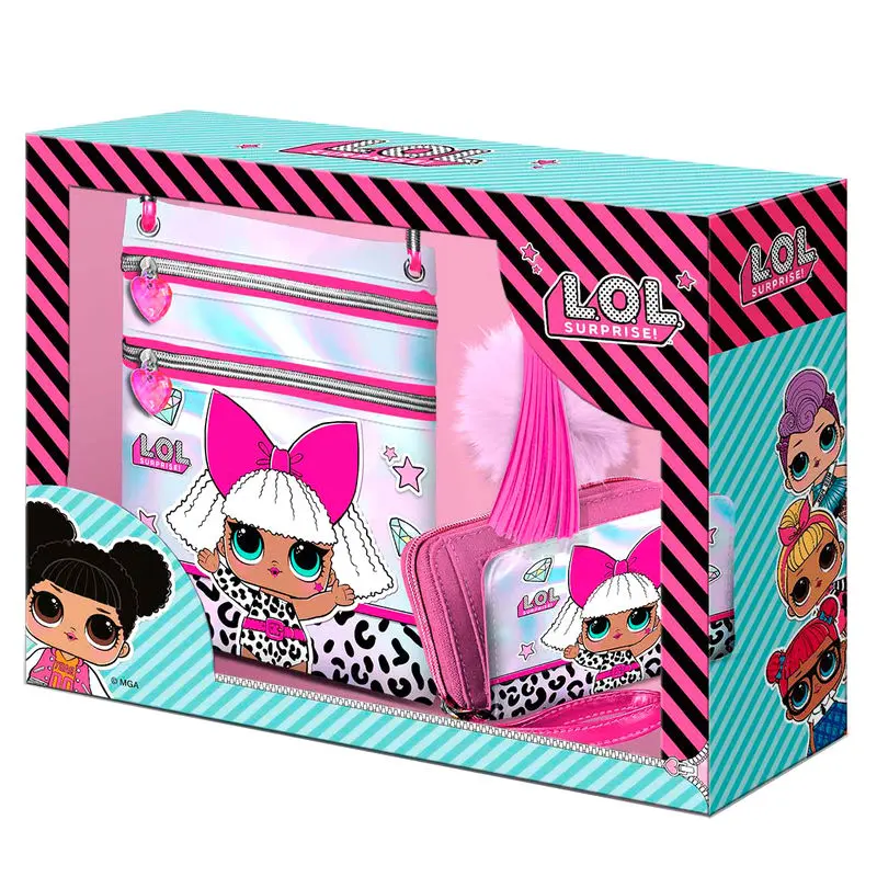 LOL Surprise + action mini + wallet + pompom gift set product photo