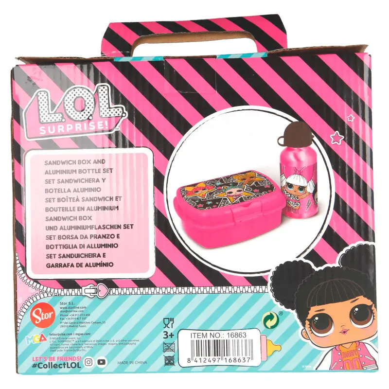 LOL Surprise aluminium canteen + lunch box set product photo