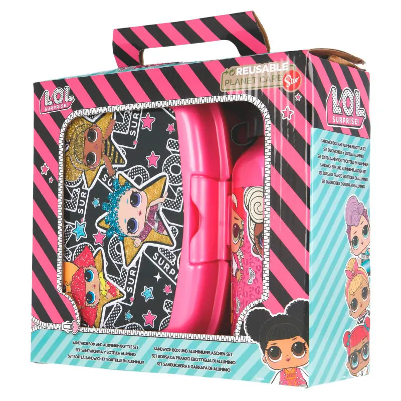 LOL Surprise aluminium canteen + lunch box set product photo