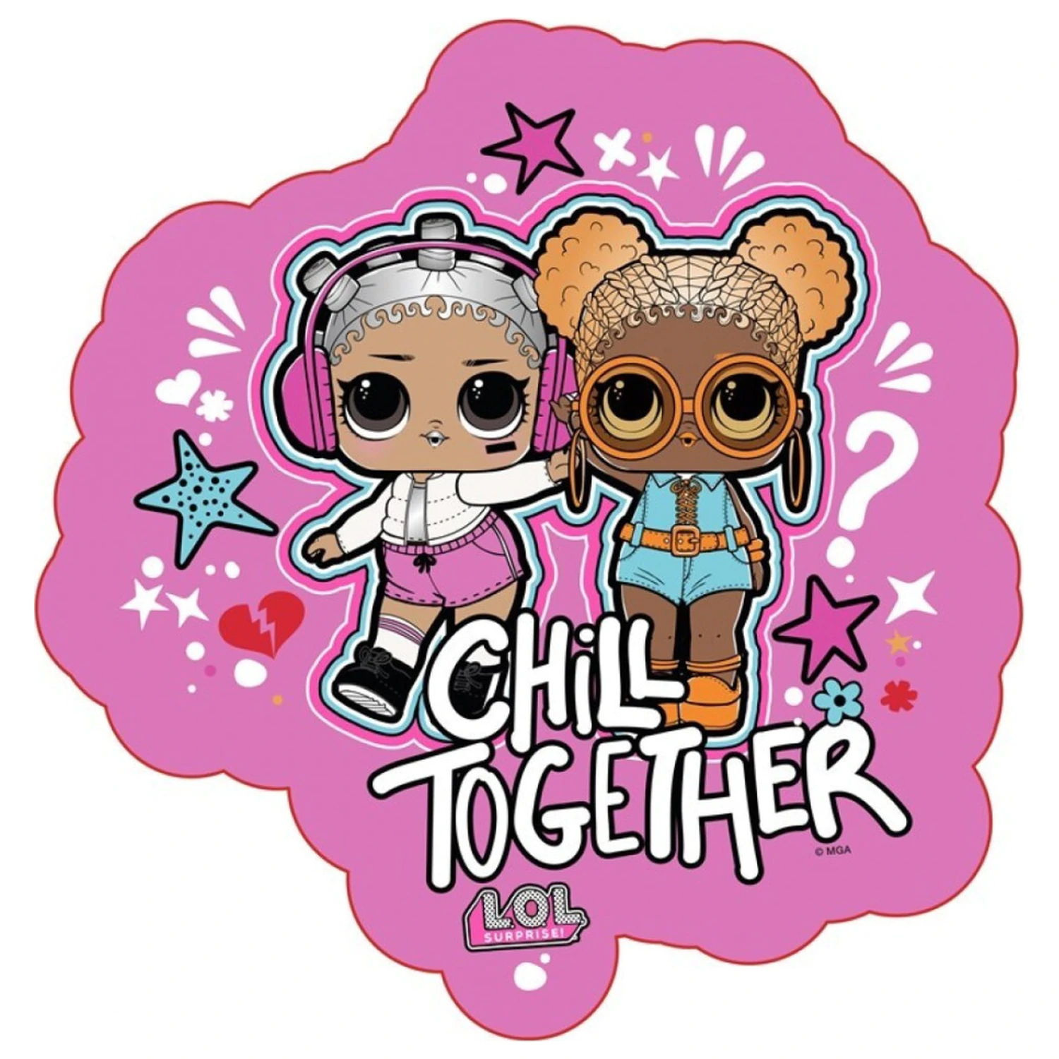 LOL Surprise Chill shaped pillow product photo