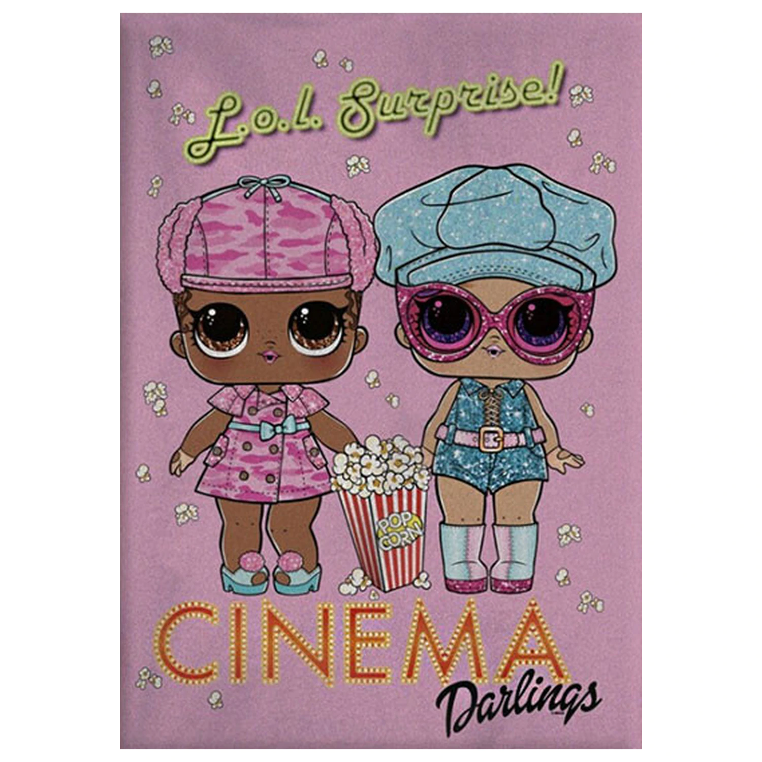 LOL Surprise Cinema fleece blanket product photo