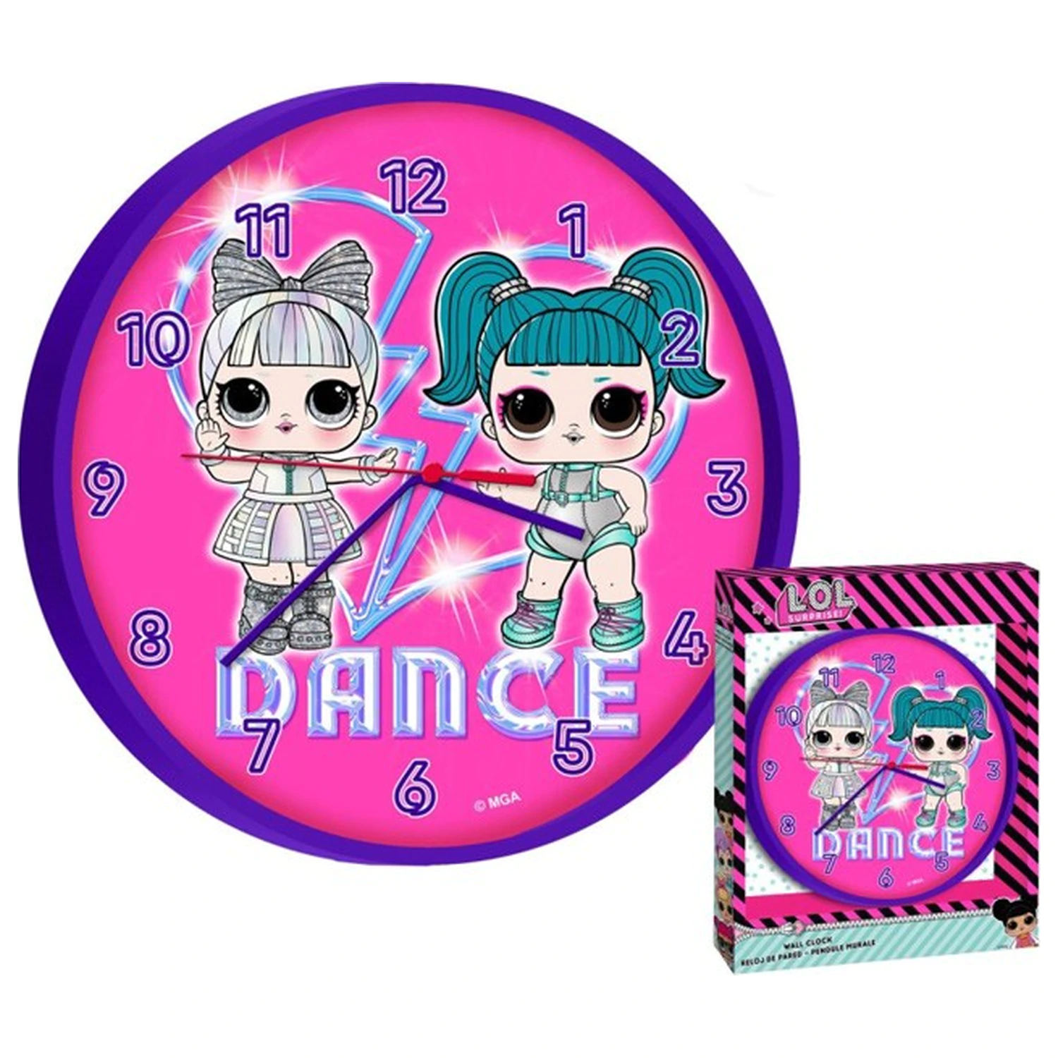 LOL Surprise Dance Wall Clock 25 cm product photo