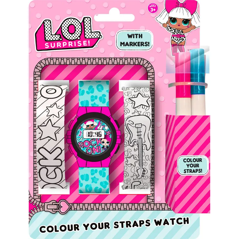 LOL Surprise digital watch paint straps product photo