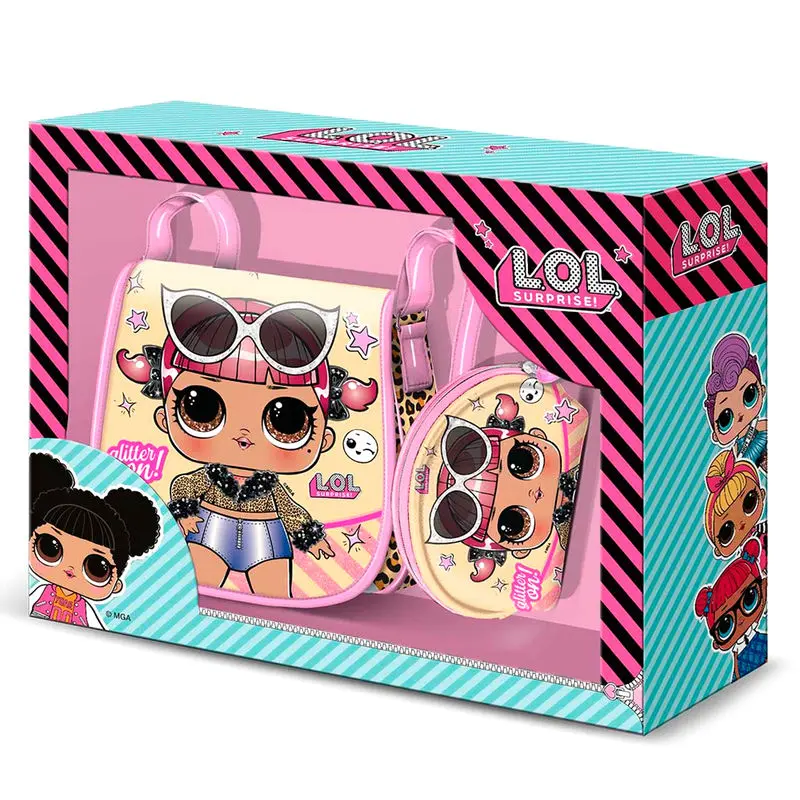LOL Surprise Glitter Muffin bag + purse set product photo
