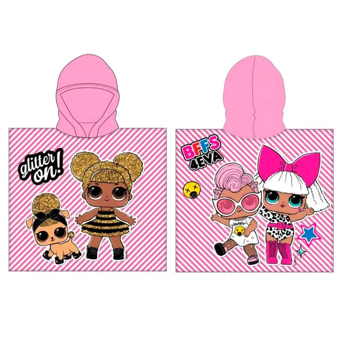 LOL Surprise Glitter On poncho towel product photo