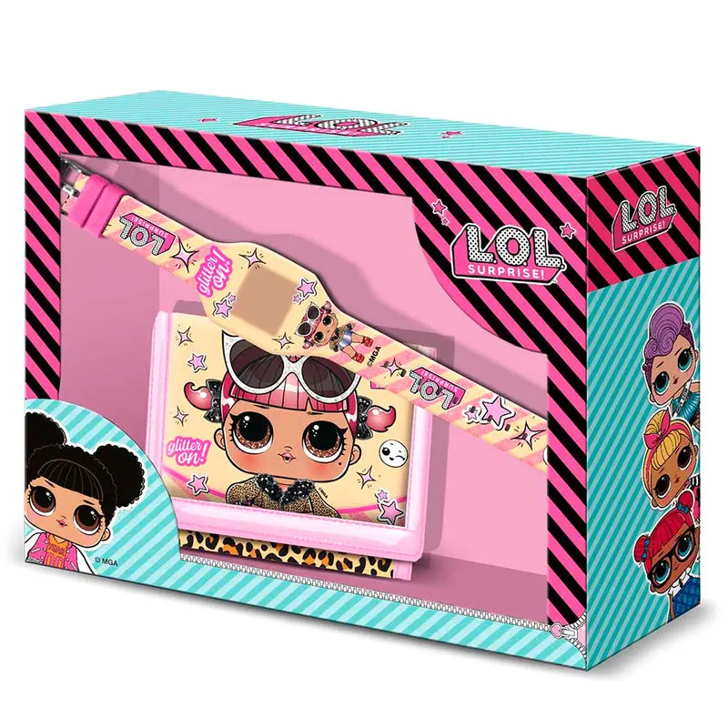 LOL Surprise Glitter wallet + watch set product photo