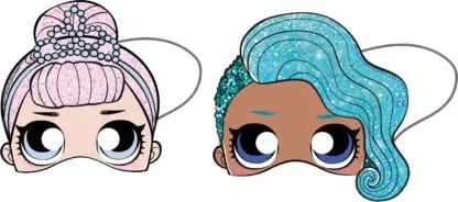 LOL Surprise Glitterati mask, 6 pc product photo