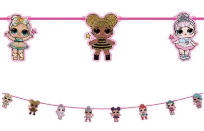 LOL Surprise Glitterati paper garland product photo