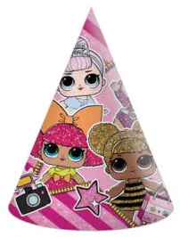 LOL Surprise Glitterati, Party Hats 6-piece product photo
